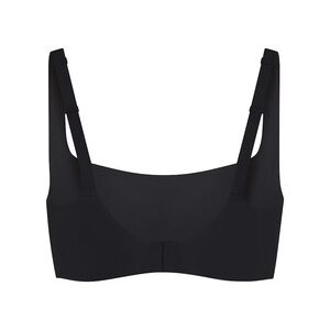 Skims Black New w/ Tag NWT Lightweight Naked Scoop Bralette S-DD Small